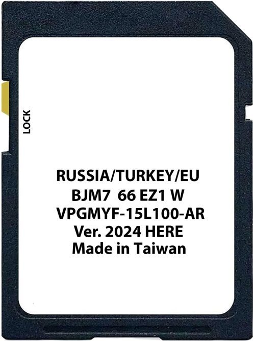 Mazda Connect SD-Karte Europa + Türkei Teilenummer: BJM766EZ1W