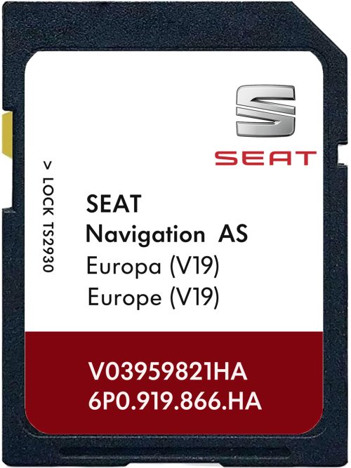 Seat Navigation AS MIB2 v19 SD Karte Europa | Teilenummer: 6P0919866HA