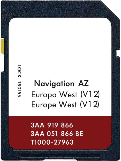 VOLKSWAGEN RNS315 AZ WEST v12 SD-Karte Europa | Teilenummer: 3AA919866