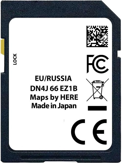 Mazda Connect 2 Gen7 SD-Karte Europa + Türkei  Teilenummer: DN4J66EZ1B