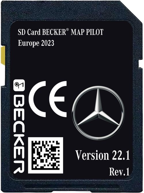 Mercedes-Benz Becker Map Pilot v22.1 Rev1 SD-karten Europa 2022-2023