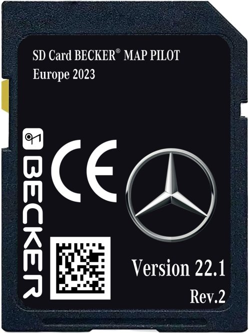 Mercedes-Benz Becker Map Pilot v22.1 Rev2 SD-karten Europa 2022-2023