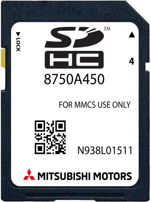 Mitsubishi MMCS E11 / E12 / W13 SD-Karte Europa | Teilenummer: 8750A450