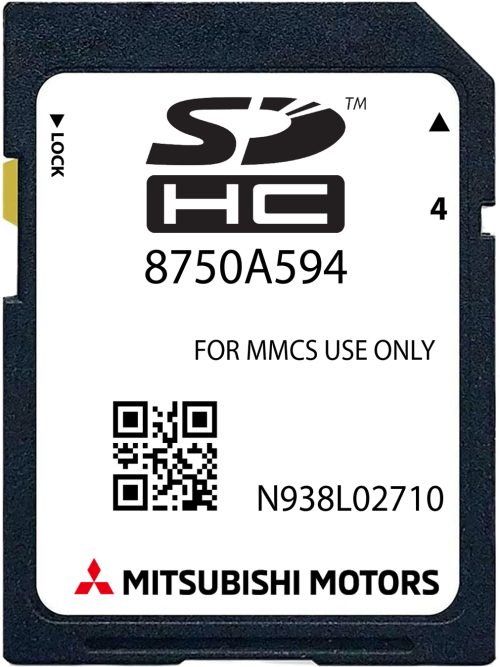 Mitsubishi MMCS W15 / W17 SD-Karte Europa | Teilenummer: 8750A594