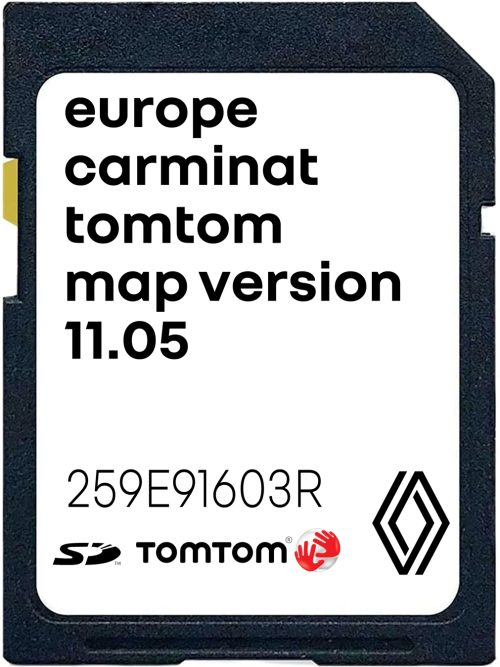Renault Carminat TomTom 11.05 SD-Karte Europa | Teilenummer: 259E91603R