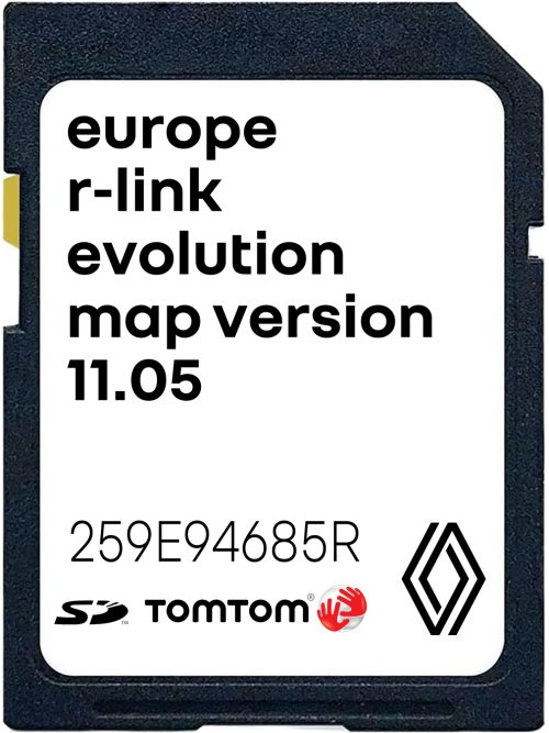 Renault R-Link Evolution TomTom 11.05 SD-Karte Europa | Teilenummer: 259E94685R