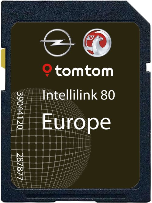 OPEL / VAUXHALL NAVI80 Intellilink 80 SD Karte Europa 2022-2023